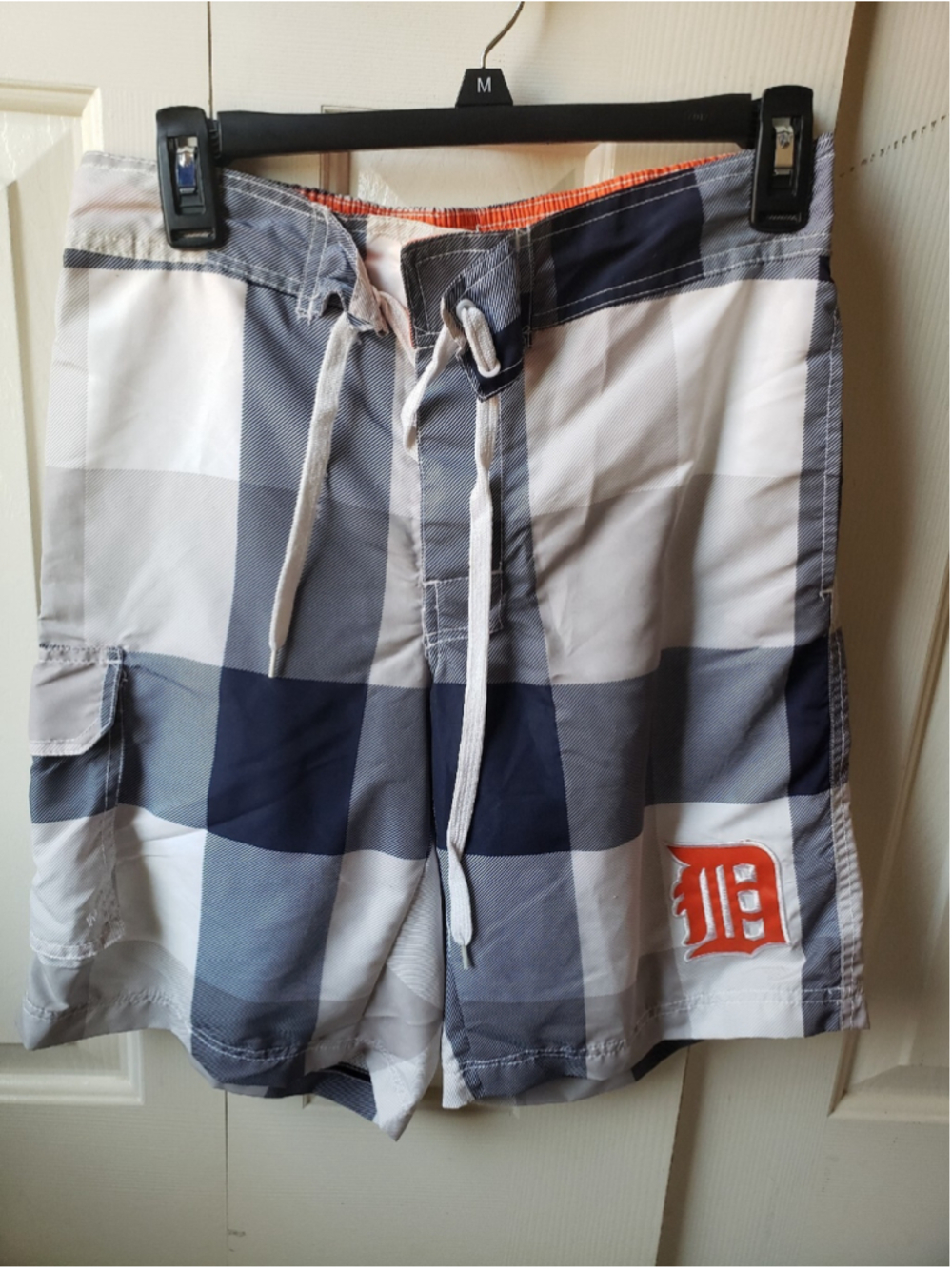 Detroit Tigers Swim Trunks Board Shorts MLB Baseball Mens Swimsuit SIZE SMALL
